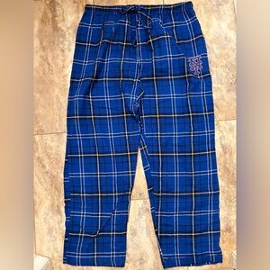 NWOT  Men's Concepts Sport New York Mets Ultimate Plaid Flannel Pajama Pants XL